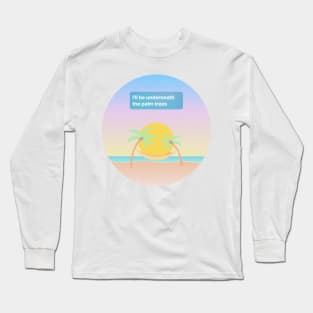 Palm Trees Surfaces Long Sleeve T-Shirt